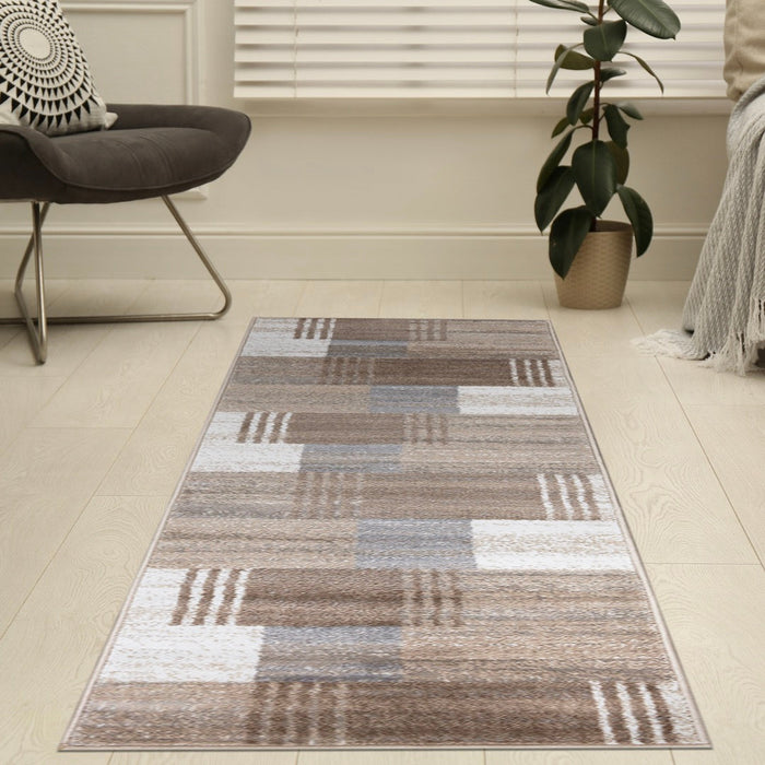 Paris Check Rug Beige - Beige