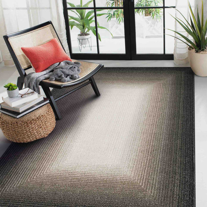 Richmond Abstract Outdoor Rug - Beige