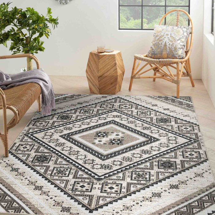 Richmond Kilim Outdoor Rug (V2) - Beige