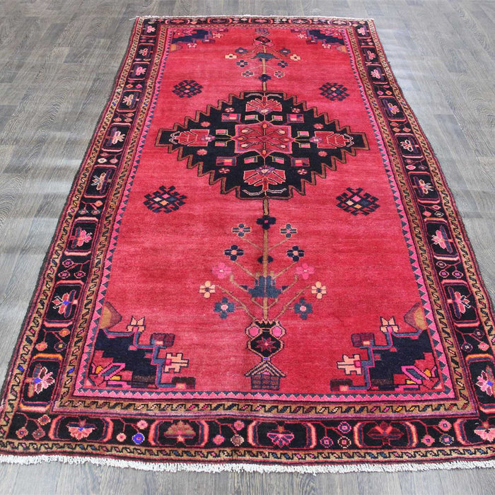 Traditional Vintage Handmade Rug 143x286cm The Rugs Outlet 