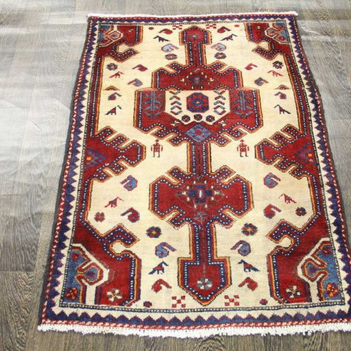 Traditional Vintage Handmade Rug 85x115cm The Rugs Outlet 