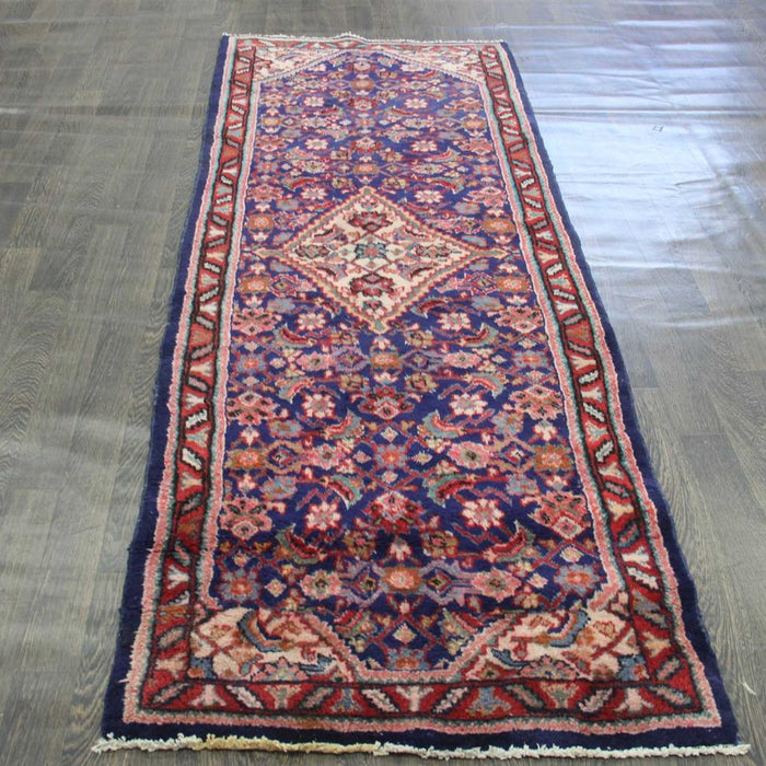 Traditional Vintage Handmade Rug 100x292cm The Rugs Outlet 