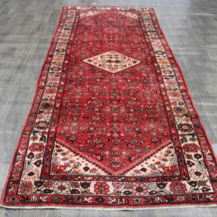 Traditional Vintage Handmade Rug 130x335cm The Rugs Outlet 