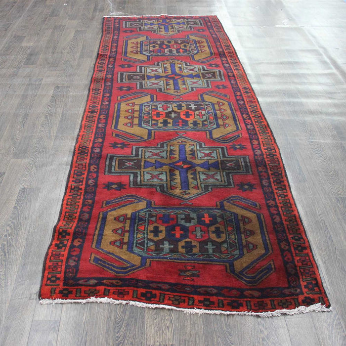 Traditional Vintage Handmade Rug 100x296cm The Rugs Outlet 