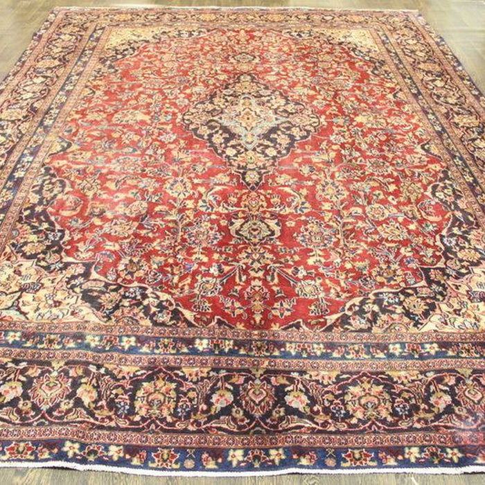 Traditional Vintage Handmade Rug 286x386cm The Rugs Outlet 