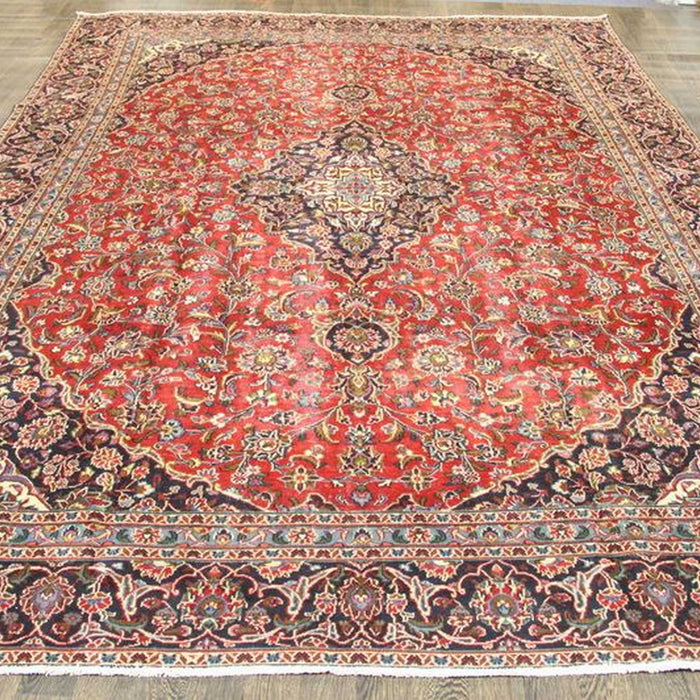 Traditional Vintage Handmade Rug 270x353cm The Rugs Outlet 