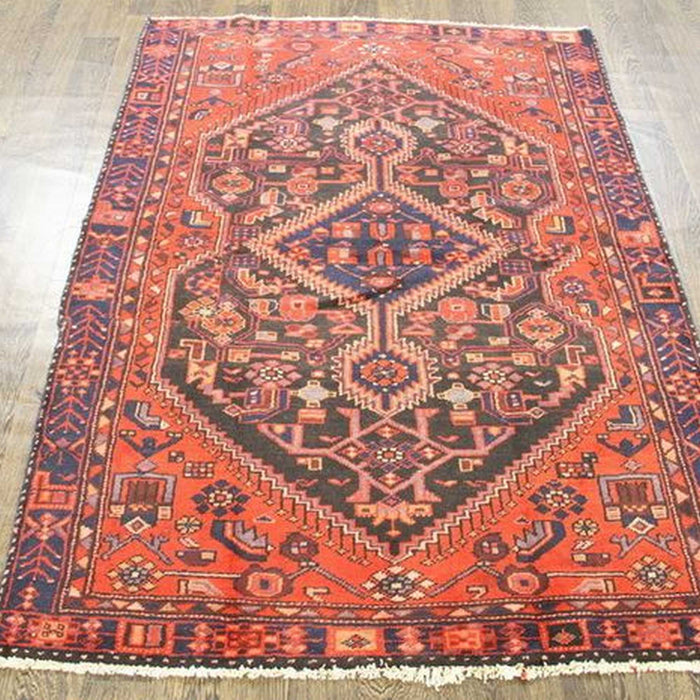 Traditional Vintage Handmade Rug 125x176cm The Rugs Outlet 