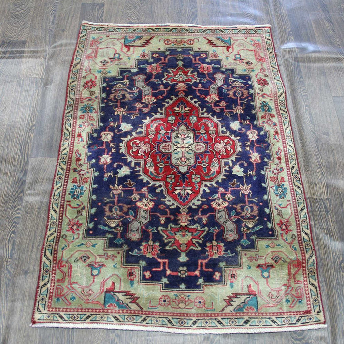 Traditional Vintage Handmade Rug 80x120cm The Rugs Outlet 