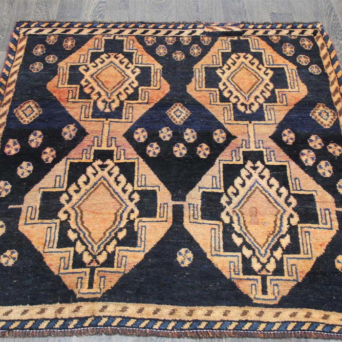 Traditional Vintage Handmade Rug 125x125cm The Rugs Outlet 