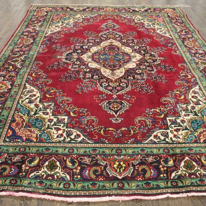 Traditional Vintage Handmade Rug 248x333cm The Rugs Outlet 