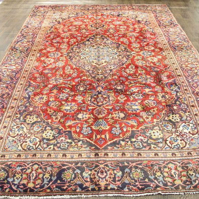 Traditional Vintage Handmade Rug 228x346cm The Rugs Outlet 