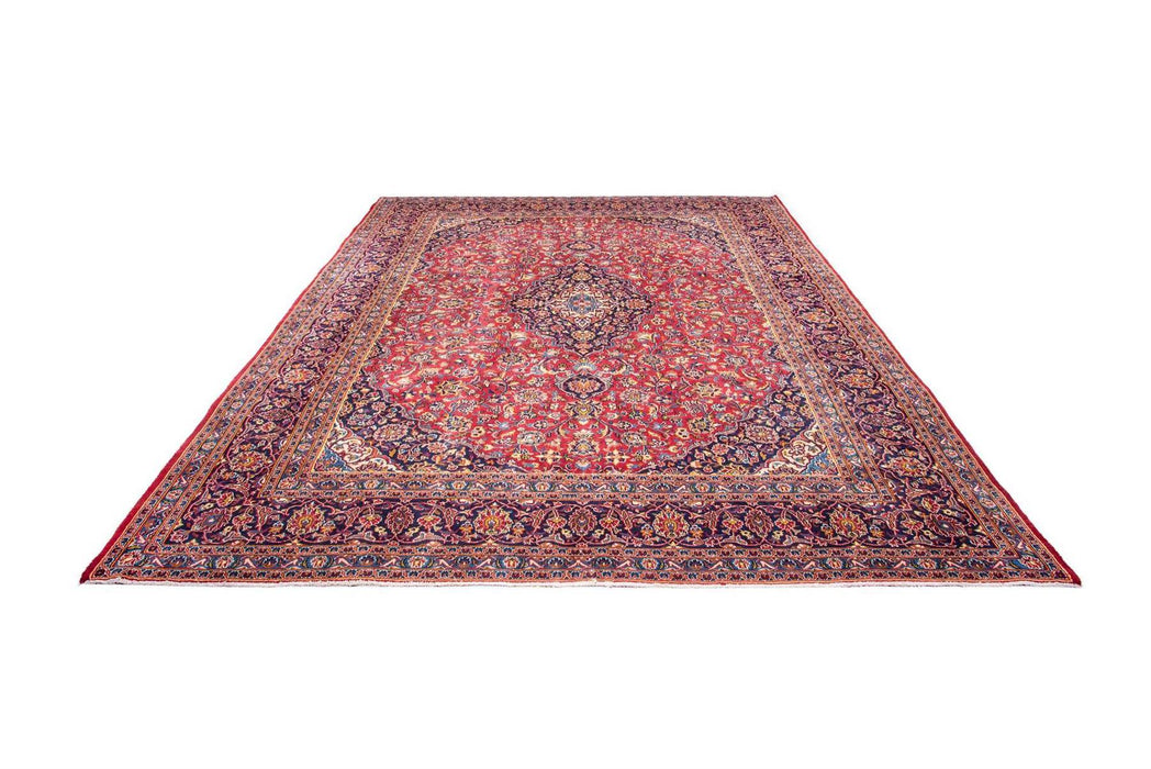 Traditional Vintage Handmade Rug 394X298 CM The Rugs Outlet 