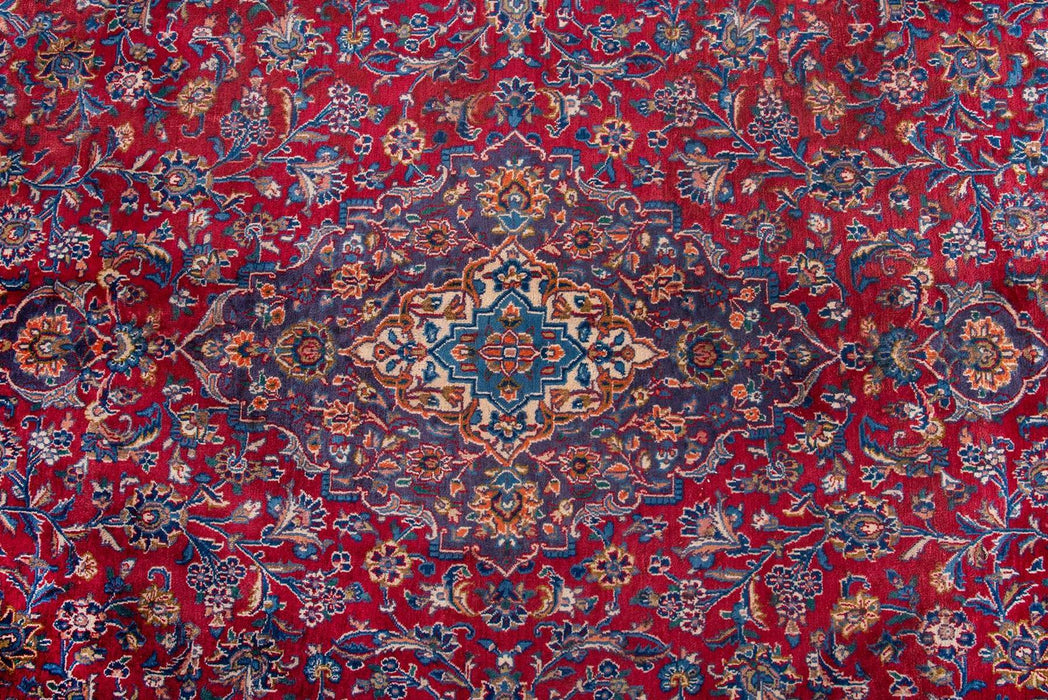 Traditional Vintage Handmade Rug 392X288 CM The Rugs Outlet 