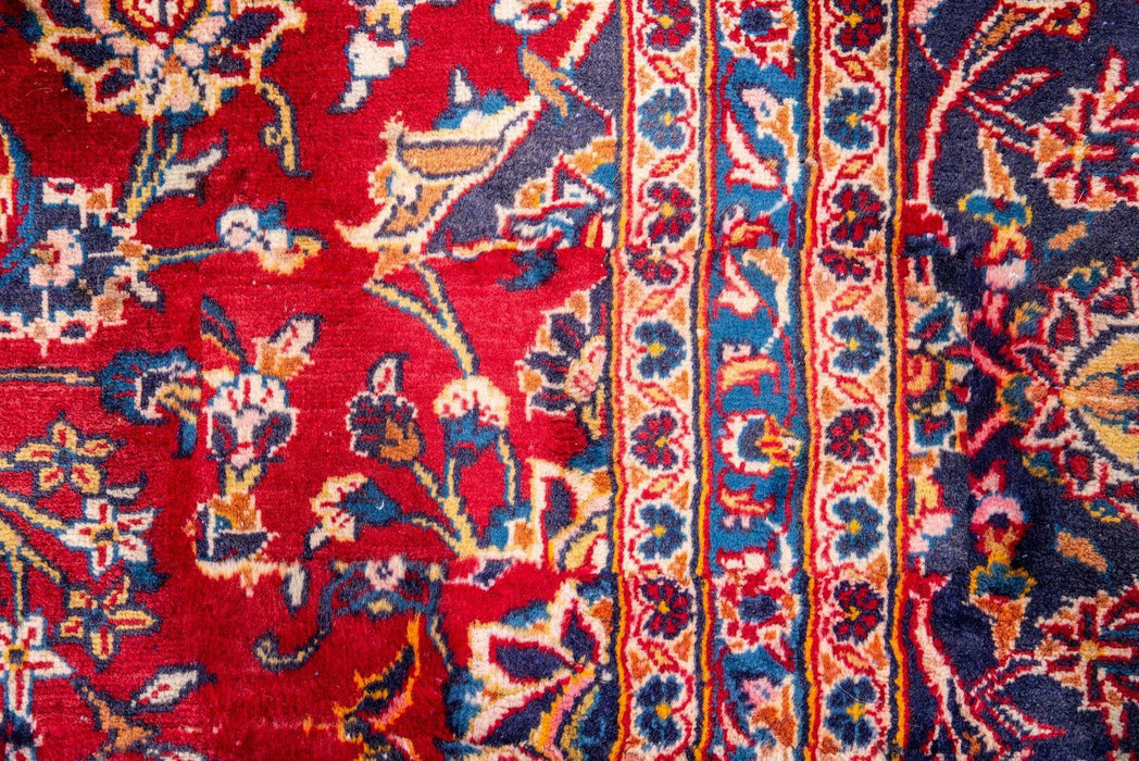 Traditional Vintage Handmade Rug 344X278 CM The Rugs Outlet 