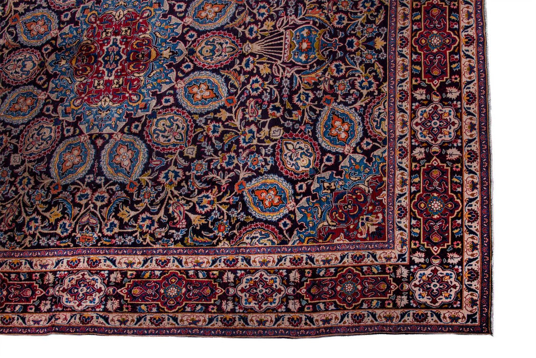 Traditional Vintage Handmade Rug 375X285 CM The Rugs Outlet 