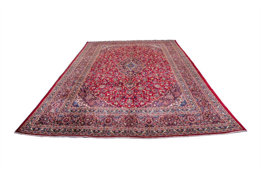 Traditional Vintage Handmade Rug 396X285 CM The Rugs Outlet 