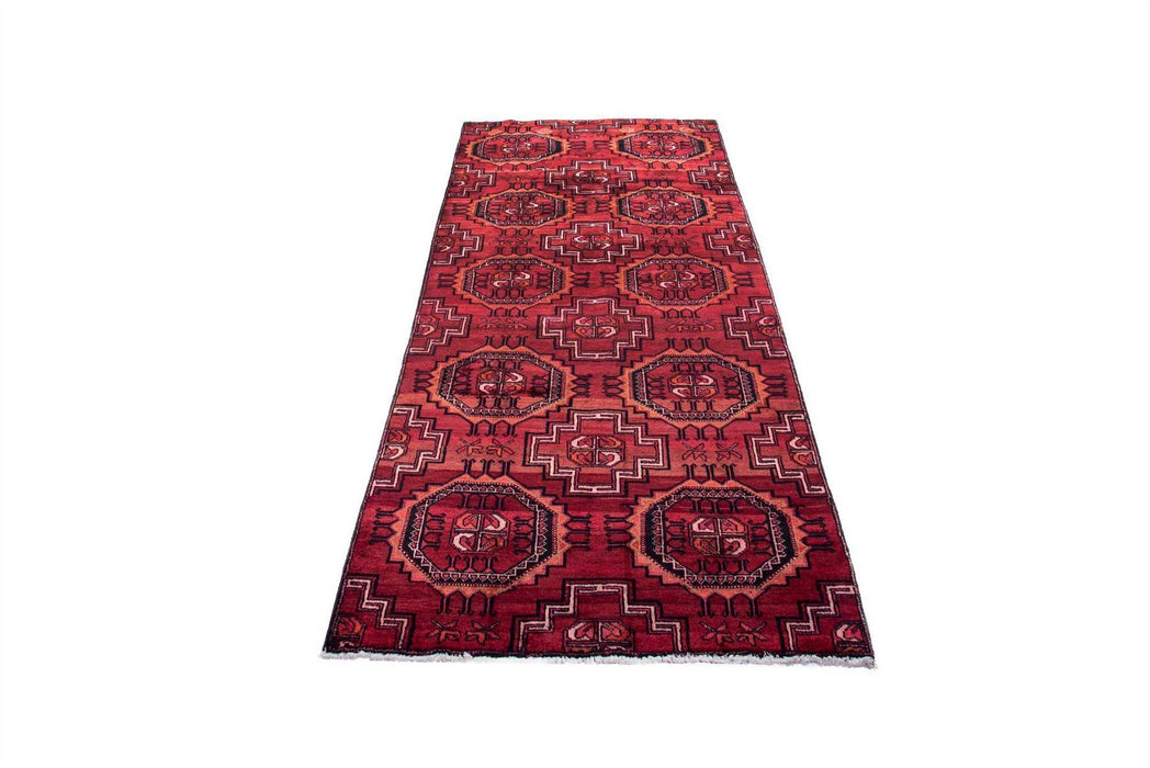 Traditional Vintage Handmade Rug 240X103 CM The Rugs Outlet 