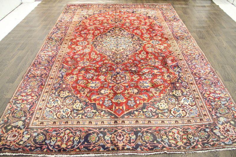 Traditional Vintage Handmade Rug 228x346cm The Rugs Outlet 