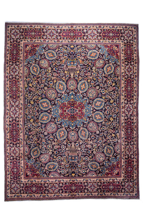 Traditional Vintage Handmade Rug 375X285 CM The Rugs Outlet 