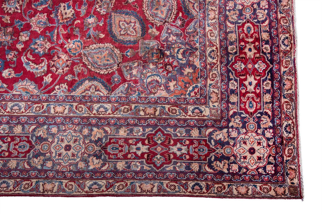 Traditional Vintage Handmade Rug 382X291 CM The Rugs Outlet 