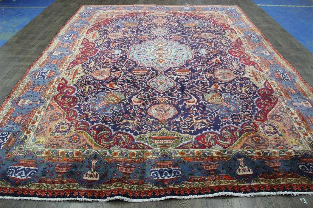 Traditional Vintage Handmade Rug 388 X 295 CM The Rugs Outlet 