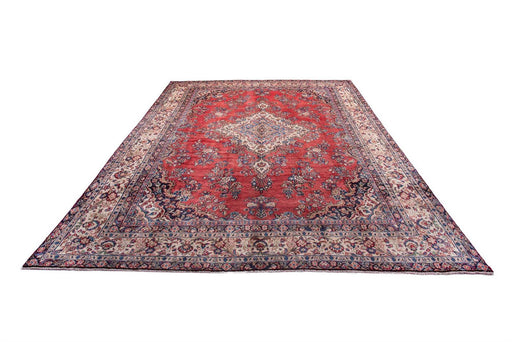 Traditional Vintage Handmade Rug 387X291 CM The Rugs Outlet 