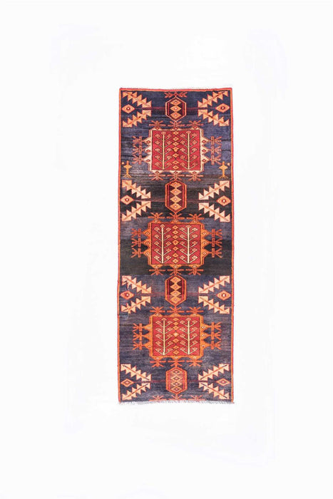 Traditional Vintage Handmade Rug 215X80 CM The Rugs Outlet 