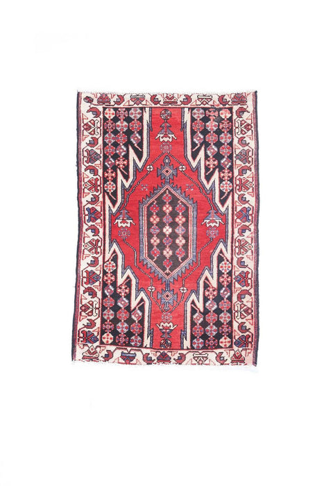 Traditional Vintage Handmade Rug 120X80 CM 3.9X2.6 FT The Rugs Outlet 