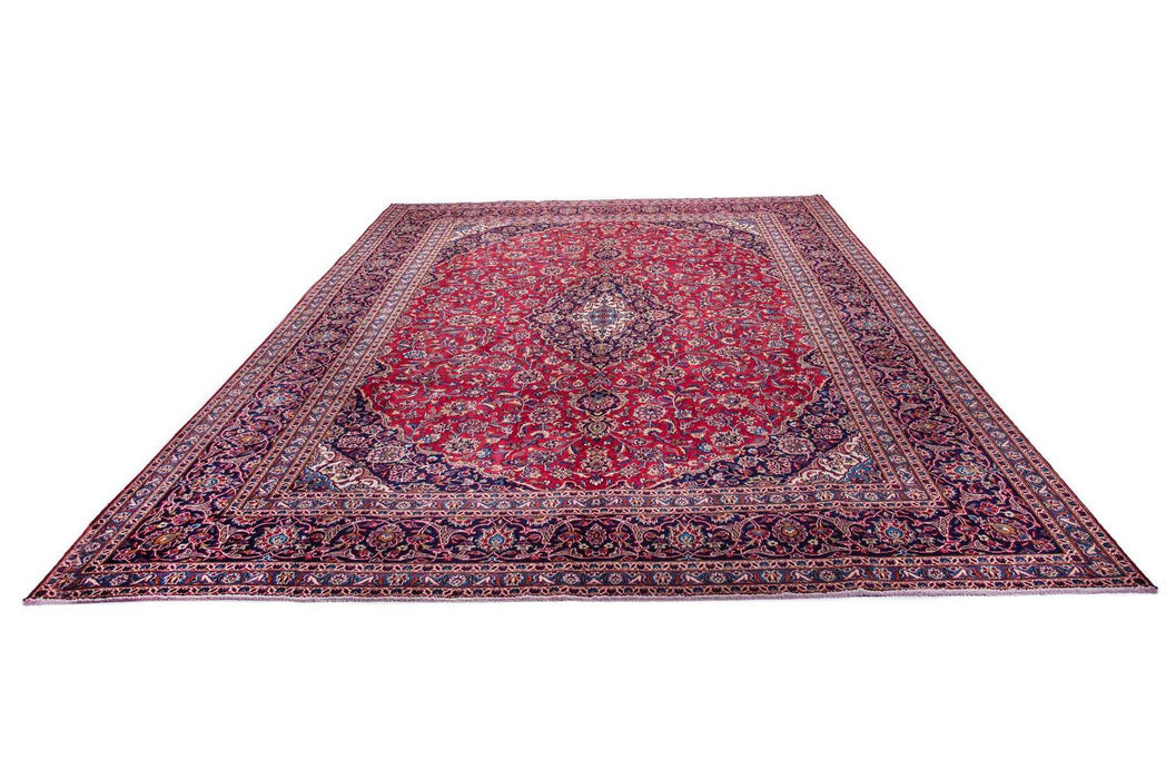 Traditional Vintage Handmade Rug 384X282 CM The Rugs Outlet 