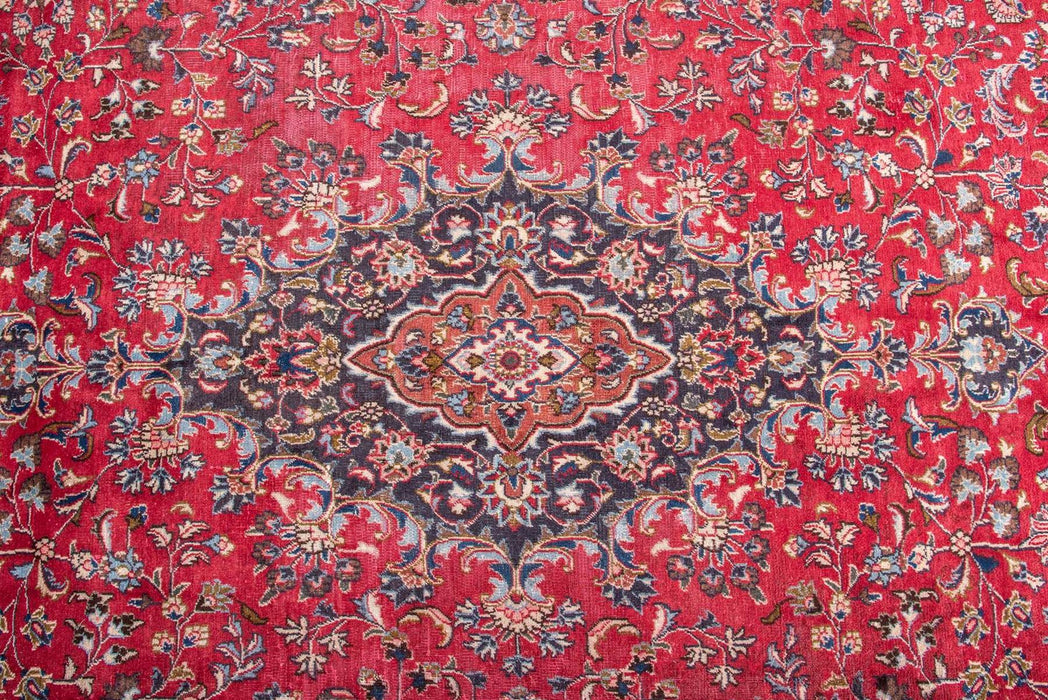 Traditional Vintage Handmade Rug 372X286 CM The Rugs Outlet 