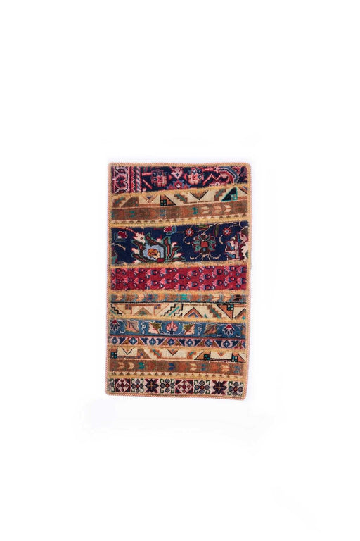 Traditional Vintage Handmade Rug 90X55 CM The Rugs Outlet 