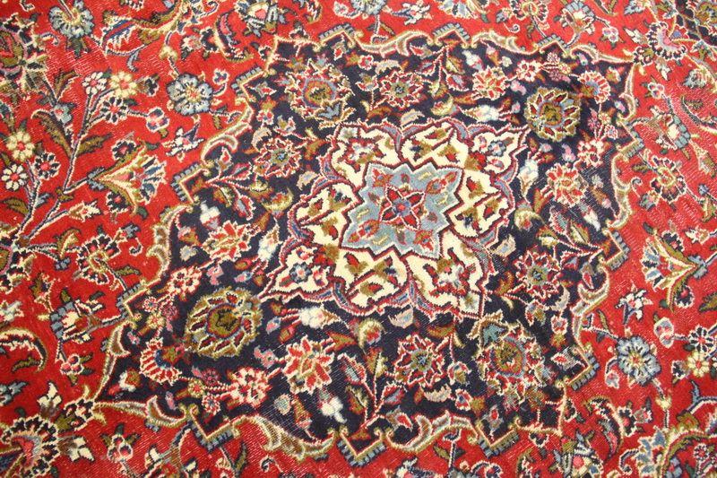 Traditional Vintage Handmade Rug 270x353cm The Rugs Outlet 