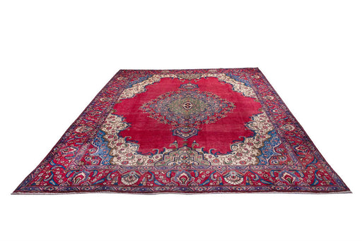 Traditional Vintage Handmade Rug 387X287 CM The Rugs Outlet 