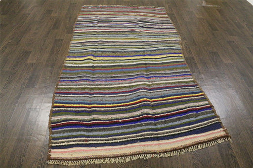 Traditional Vintage Handmade Rug 228X122 CM The Rugs Outlet 