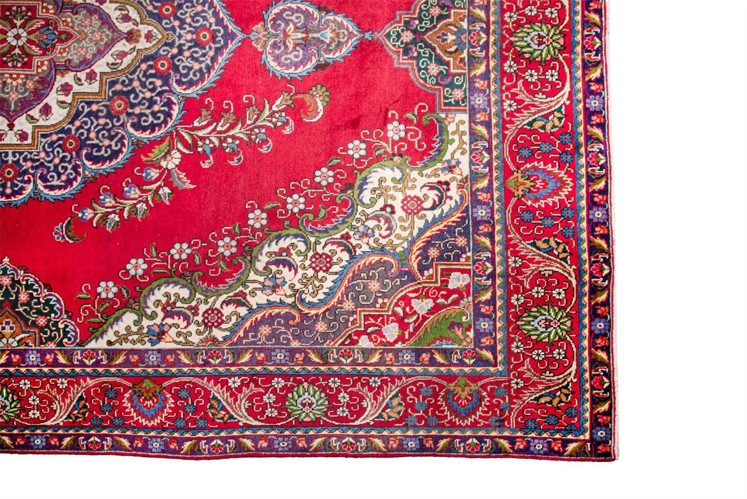 Traditional Vintage Handmade Rug 392X280 CM The Rugs Outlet 