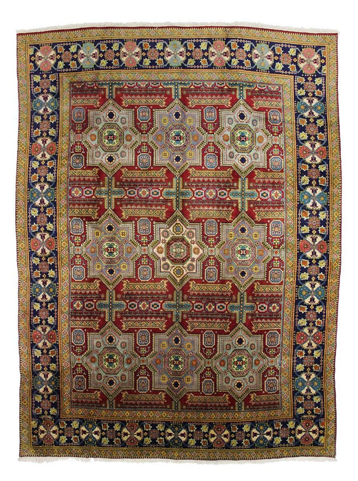 Traditional Vintage Handmade Rug 395X290 CM The Rugs Outlet 