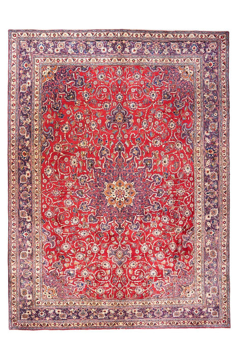 Traditional Vintage Handmade Rug 387X290 CM The Rugs Outlet 