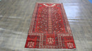 Traditional Vintage Handmade Rug 108x212cm The Rugs Outlet 