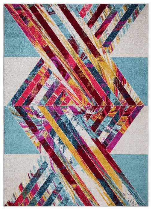 Amsterdam Geometric Design Rug (V1) - Multi