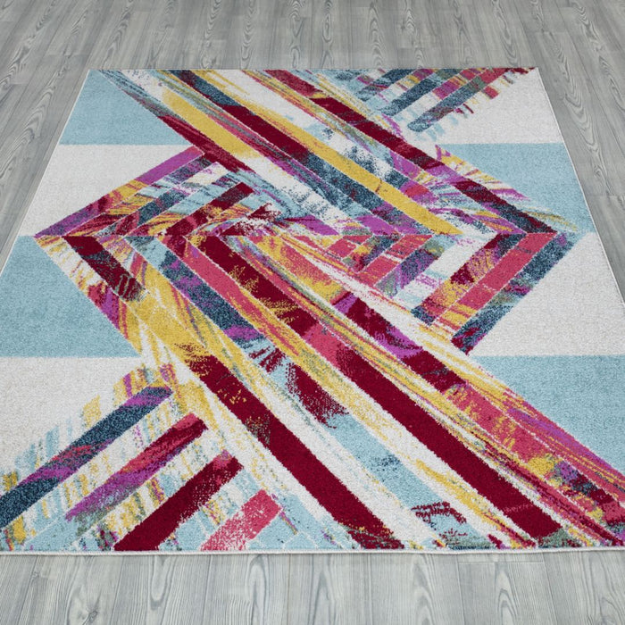 Amsterdam Geometric Design Rug (V1) - Multi