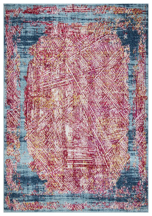 Amsterdam Geometric Design Rug (V2) - Red