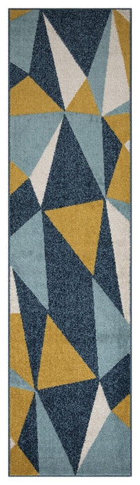 Amsterdam Pyramid Design Rug - Navy