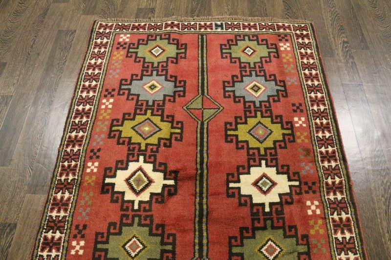 Traditional Vintage Handmade Rug 115x190cm The Rugs Outlet 