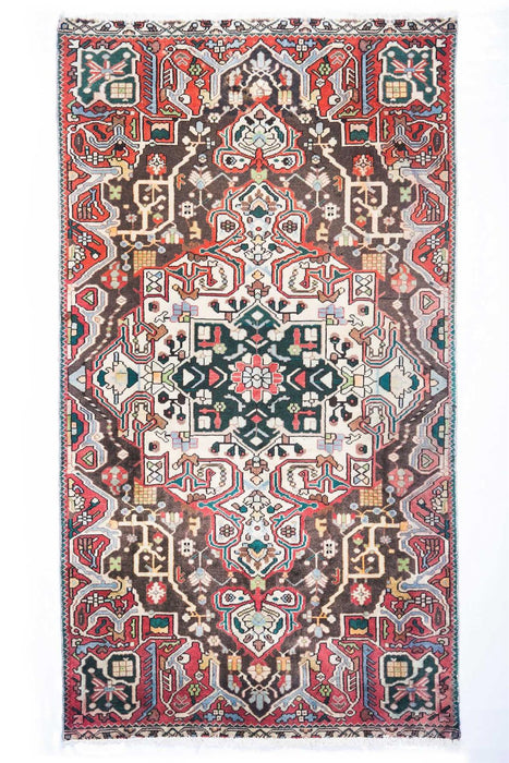 Traditional Vintage Handmade Rug 225X123 CM The Rugs Outlet 