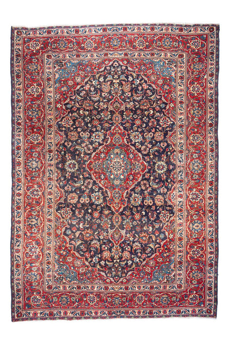 Traditional Vintage Handmade Rug 346X242 CM The Rugs Outlet 