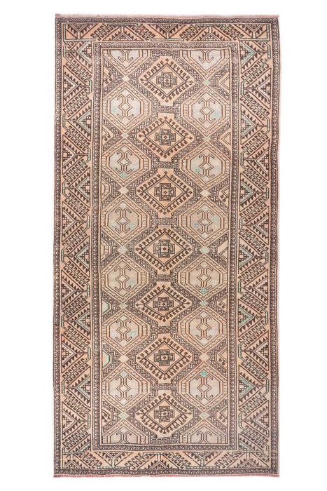 Traditional Vintage Handmade Rug 297X148 CM The Rugs Outlet 