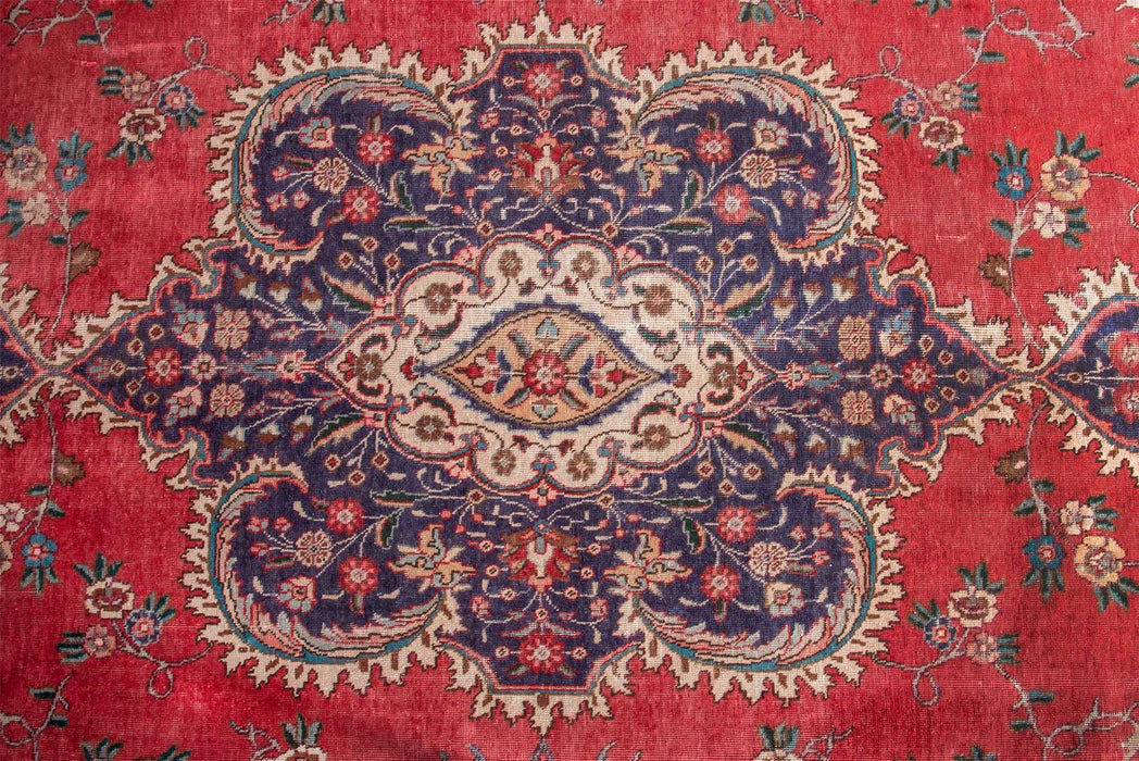 Traditional Vintage Handmade Rug 380X280 CM The Rugs Outlet 