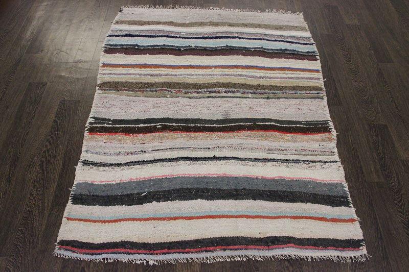 Traditional Vintage Handmade Rug 114x150cm The Rugs Outlet 