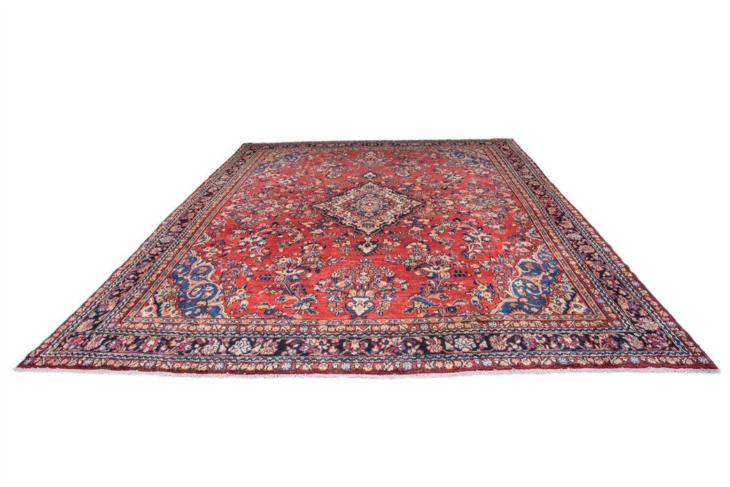 Traditional Vintage Handmade Rug 390X307 CM The Rugs Outlet 