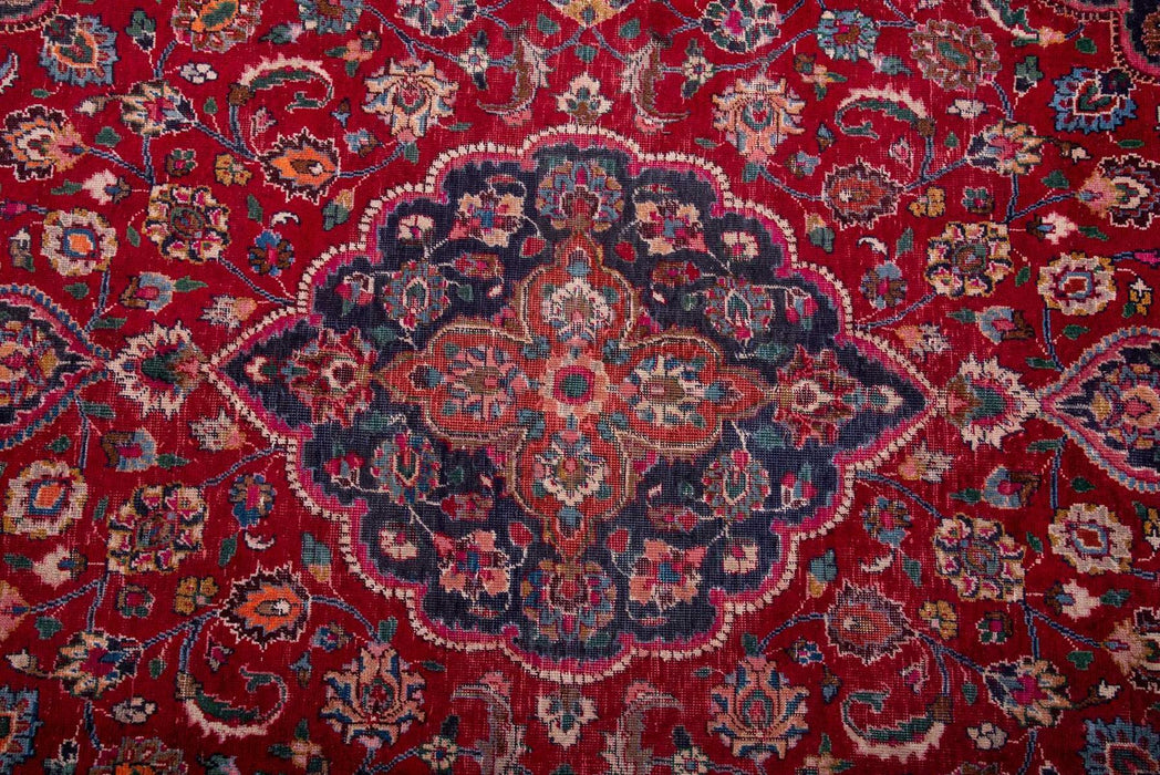 Traditional Vintage Handmade Rug 377X296 CM The Rugs Outlet 